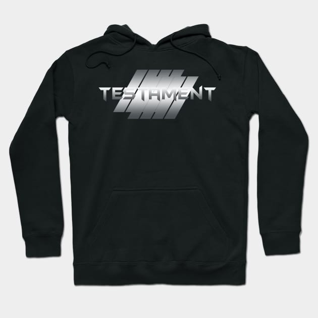 Metallic Illustration Testament Hoodie by theStickMan_Official